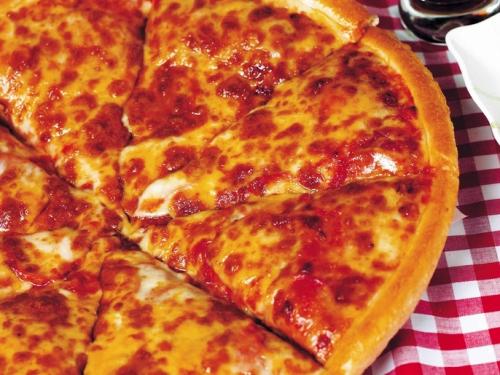 cheese pizza from pizza pizza. pizza