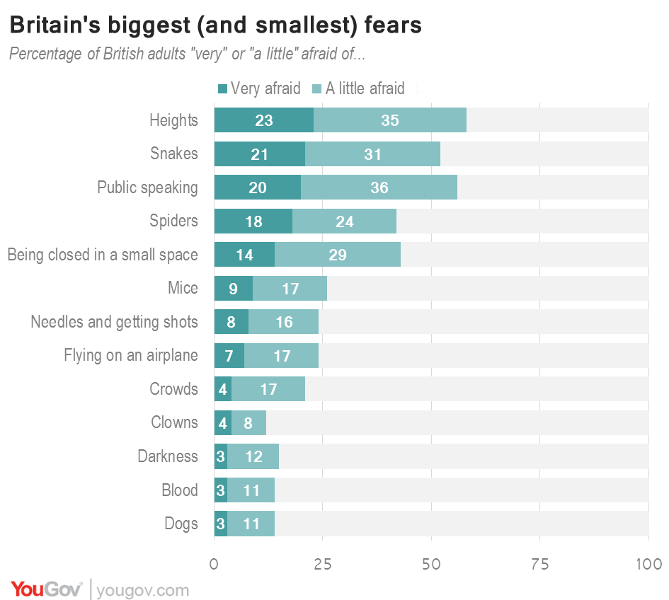 Yougov Afraid Of Heights Youre Not Alone 